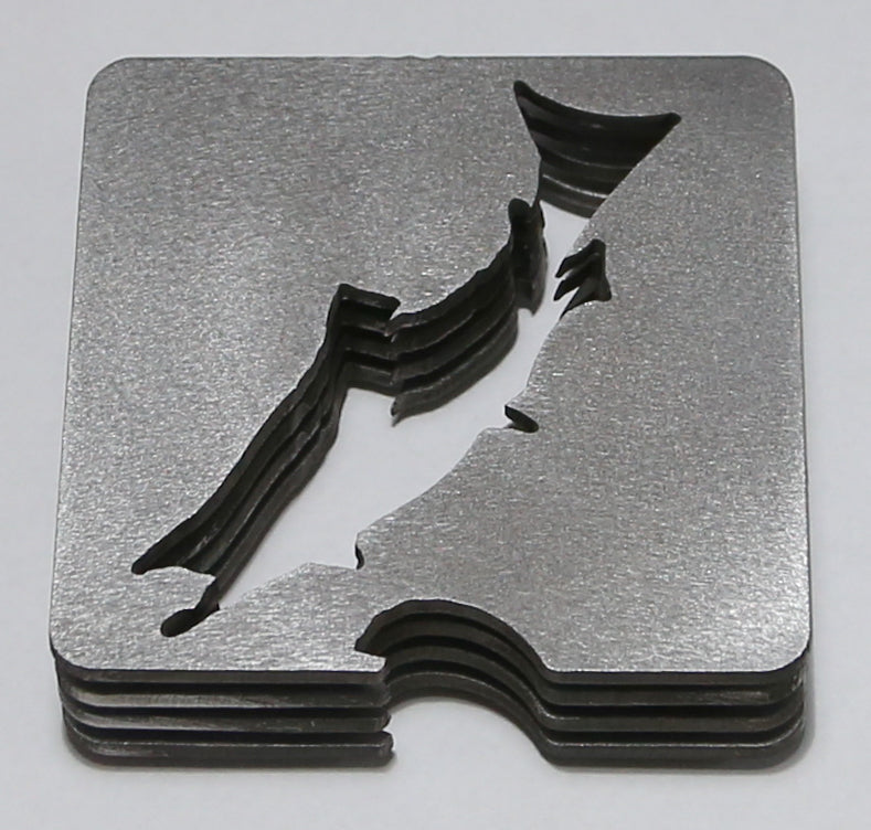 Steel Coasters with built in bottle opener