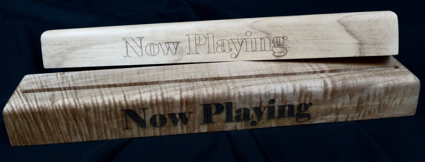 Hardwood Record Holders.  Custom choices available.  Handmade.