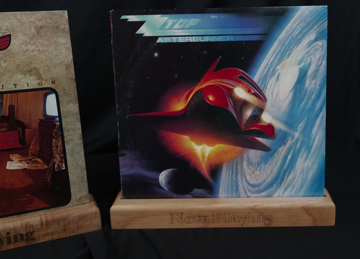 Hardwood Record Holders.  Custom choices available.  Handmade.